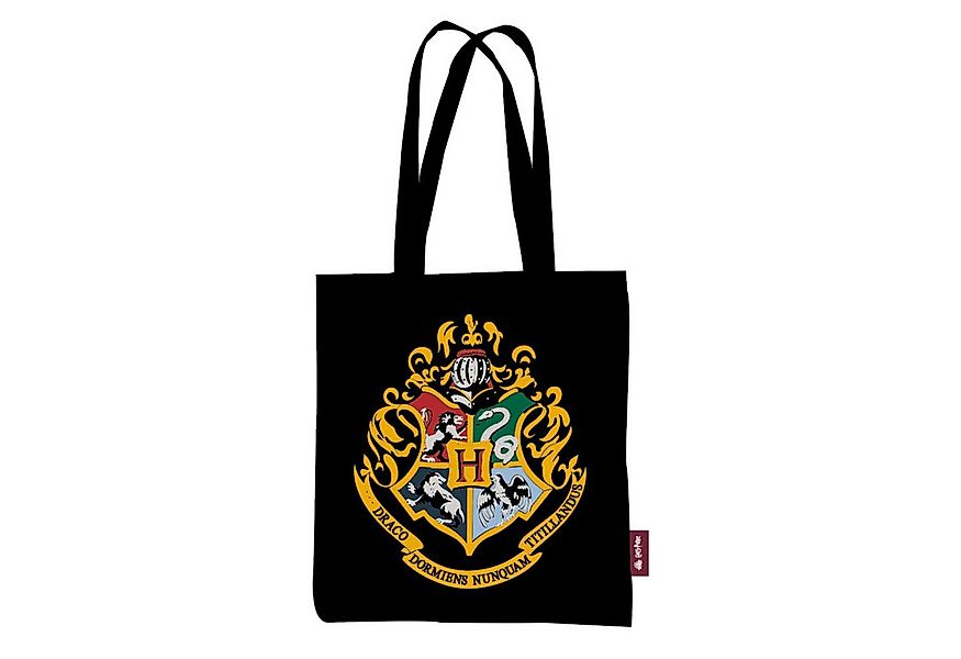 Einkaufsbeutel Shopper Tasche - Taschen - Harry Potter - Hogwarts Wappen günstig online kaufen