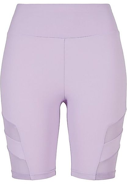 URBAN CLASSICS Stoffhose Urban Classics Damen Ladies High Waist Tech Mesh C günstig online kaufen