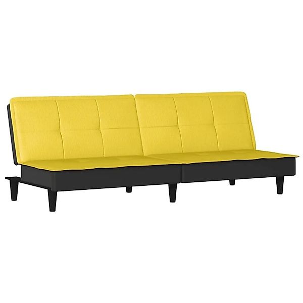 vidaXL Schlafsofa Hellgelb Stoff 351917 günstig online kaufen