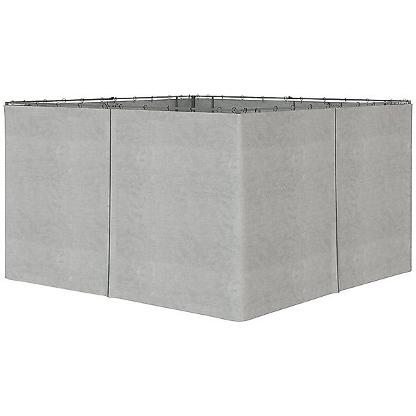 Outsunny Markise 4 Seitenteile für 3x4 günstig online kaufen