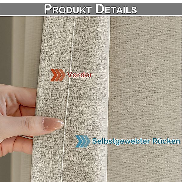 SERBASIC Gardine Extra Breite Gardine, Blickdicht günstig online kaufen