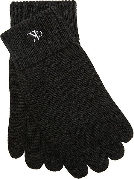 Calvin Klein Strickhandschuhe mit Touchscreen-Technologie, Feinrippstrick, günstig online kaufen