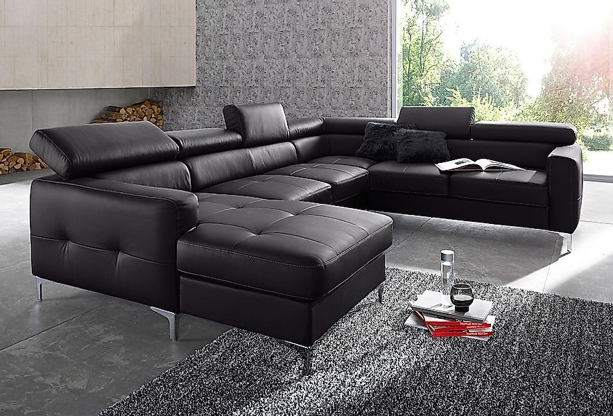 COTTA Polstergarnitur "Sammy U-Form" Set, Tiefe der Recamiere 169 cm, Set b günstig online kaufen