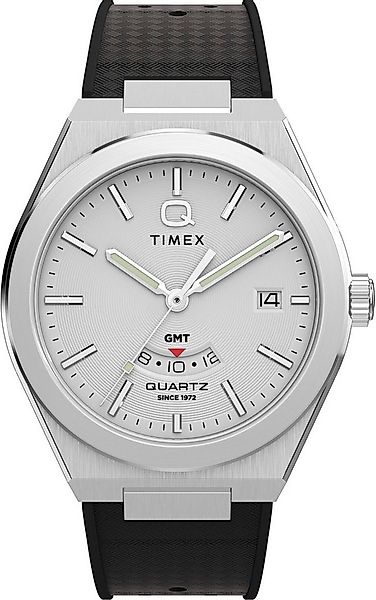 Timex Quarzuhr CONTINENTAL GMT TW2Y12200AJ, Armbanduhr, Herrenuhr,Kautschuk günstig online kaufen