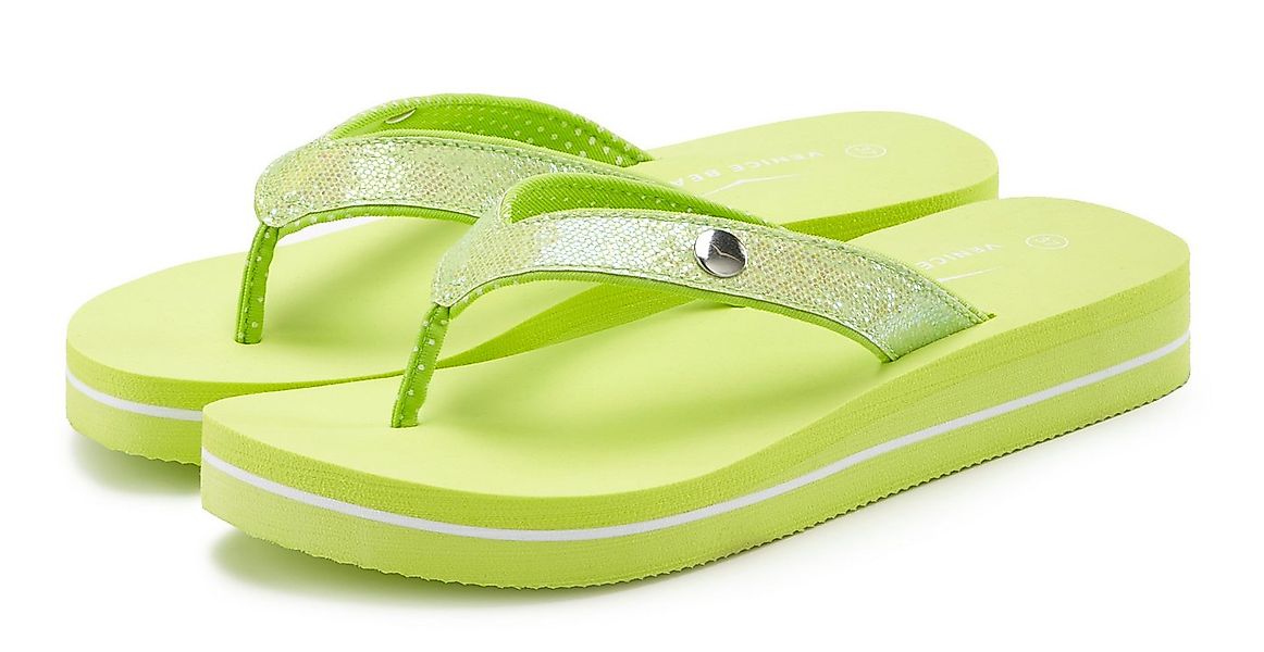 Venice Beach Sandale, Badeschuh, Badelatsche, Flip Flop, Badeschlappe, Pant günstig online kaufen