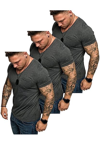Amaci&Sons T-Shirt 3. PATERSON Herren T-Shirts 3er-Pack (3er-Pack) Herren B günstig online kaufen