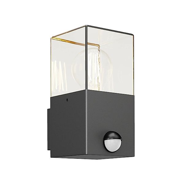 Lucande Wandleuchte Außen Keke 9619243 mit Bewegungsmelder Spritzwassergesc günstig online kaufen