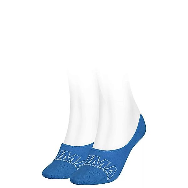 Puma Logo Footie Socken 2 Paare EU 35-38 Blue Combo günstig online kaufen