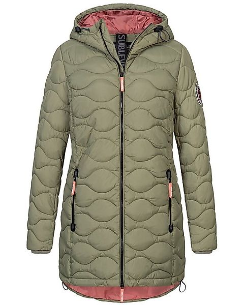 SUBLEVEL Steppjacke Damen Winter Jacke Mantel Parka Steppjacke Steppmantel günstig online kaufen