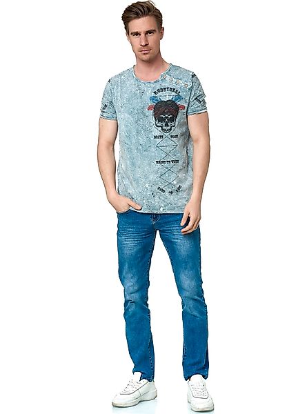 Rusty Neal T-Shirt mit verwaschenem Print günstig online kaufen