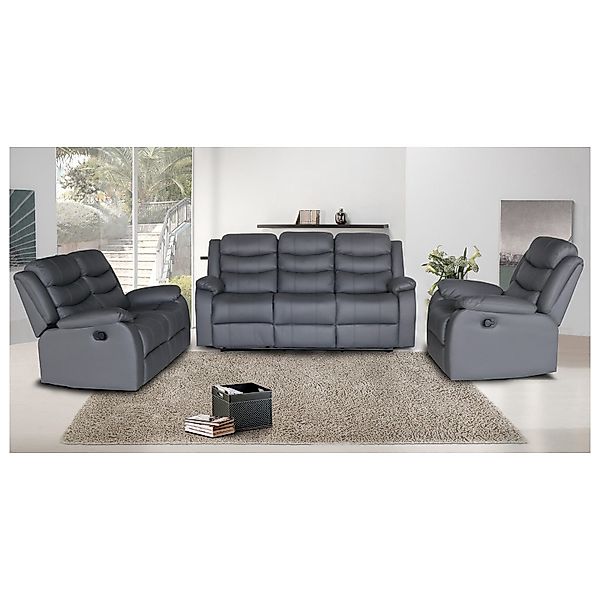 HTI-Living Polstergarnitur Sofagarnitur mit Relaxfunktion Kirwall günstig online kaufen
