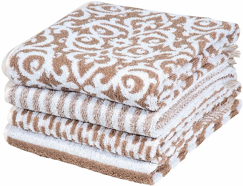 PAD Handtuch Set "FAMILY, 50x100 cm" Made in Europe, verschiedene Muster in günstig online kaufen