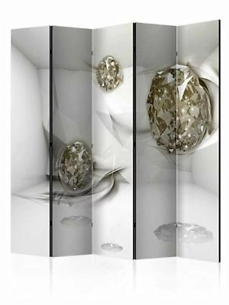 artgeist Paravent Abstract Diamonds II [Room Dividers] grau-kombi Gr. 225 x günstig online kaufen