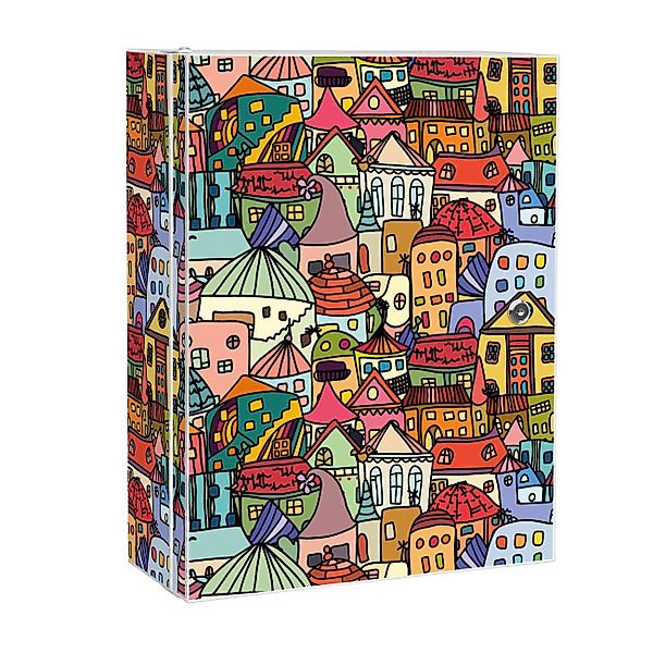 banjado Medizinschrank Stahl Funky Town (abschließbar, günstig online kaufen