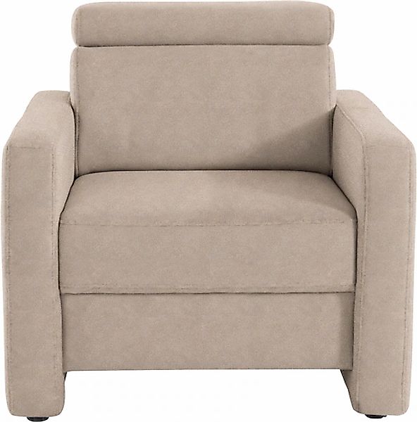 sit&more Sessel »Bologna«, mit Federkern, inklusive Kopfteilverstellung günstig online kaufen