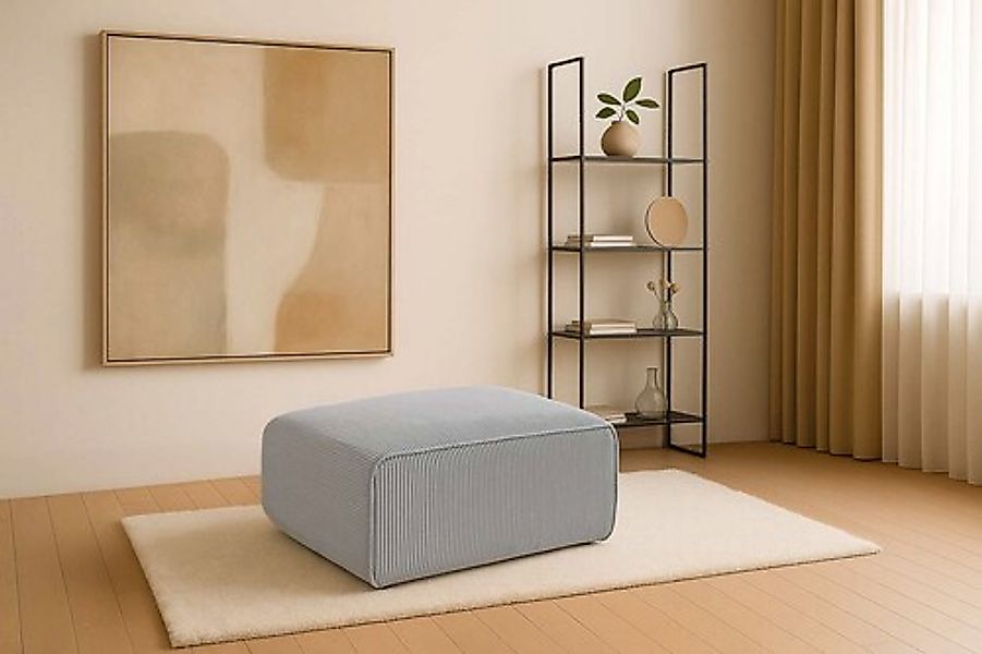 Home affaire Polsterhocker »Noord 92/66 cm« mit Kedernaht, schöne Serienerg günstig online kaufen