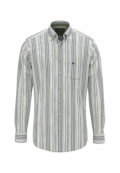 FYNCH-HATTON Streifenhemd "Washed Oxford Stripe" normale Passform, aus rein günstig online kaufen