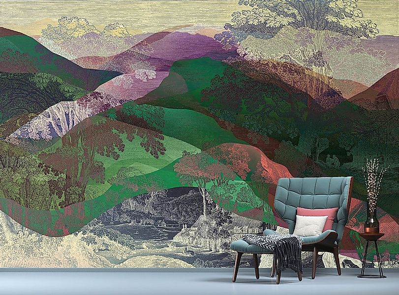 living walls Fototapete »Walls by Patel Hidden Valley«, Vlies, Wand günstig online kaufen