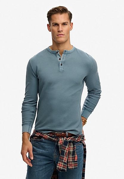 Superdry Langarmshirt LW TEXTURED GRANDAD TOP günstig online kaufen