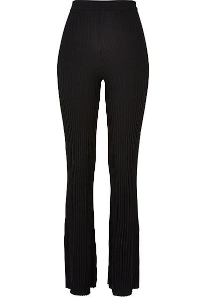 URBAN CLASSICS Leggings "Urban Classics Damen Ladies Flared Rib Knit Leggin günstig online kaufen