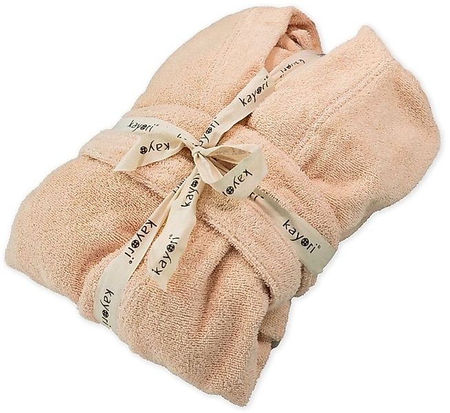 kayori Unisex-Bademantel "Fusai" Verstellbare Ärmellänge mit eleganten Aufs günstig online kaufen