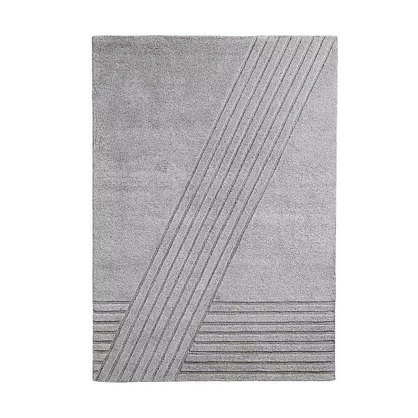 Woud - Kyoto Teppich 240x170cm - grau/240x170cm günstig online kaufen