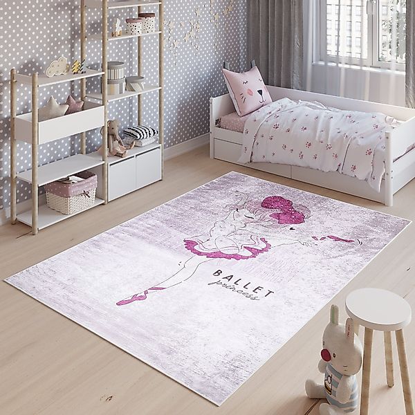 Tapiso Kinderteppich EMMA, rechteckig, Höhe: 6 mm, Kinderzimmer, Kurzflor günstig online kaufen
