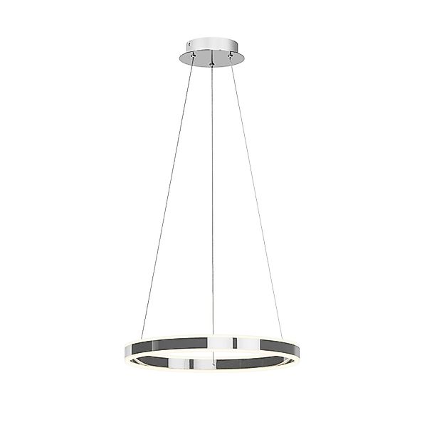 Lucande LED Lyani 9621975 Dimmbar Modern in Chrom aus Metall 1-flammig Wohn günstig online kaufen