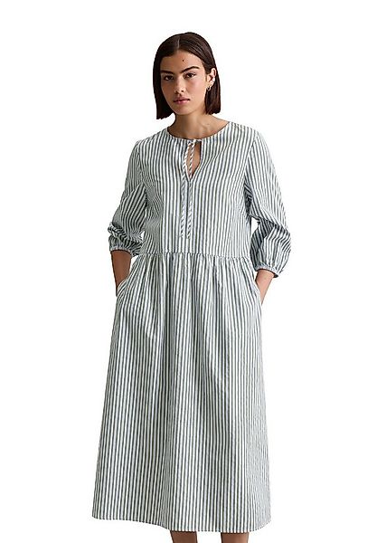 Marc O'Polo DENIM Midikleid aus Baumwoll-Dobby günstig online kaufen