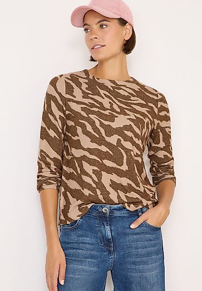 CECIL Sweater mit Animal-Print und in günstig online kaufen