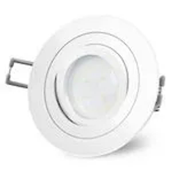 SSC-LUXon RF-2 Schwenkbare LED Einbauleuchte Flach Dimmbar Weiß Rund mit LE günstig online kaufen