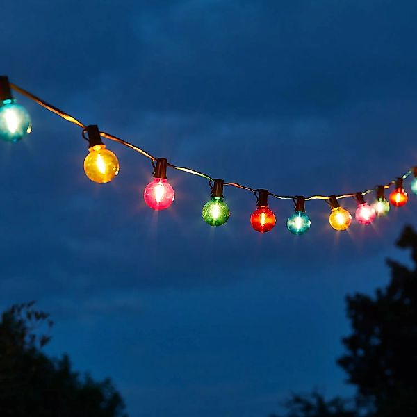 20er LED Lichterkette Glühbirnen bunt außen günstig online kaufen