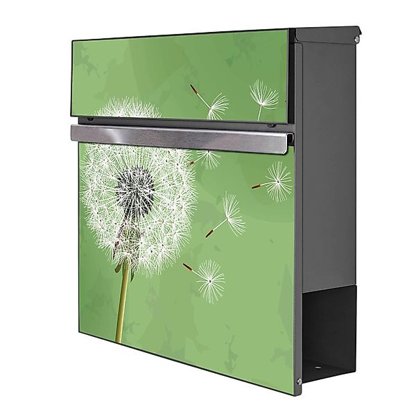 Banjado Briefkasten Anthrazit 37x37x10.5cm Groß / Inkl. Montagematerial & 2 günstig online kaufen