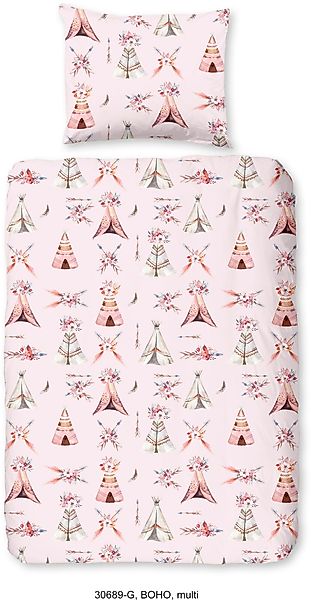 good morning Kinderbettwäsche "Boho" 2 Stk. tlg. 100% Baumwolle, 135x200, R günstig online kaufen