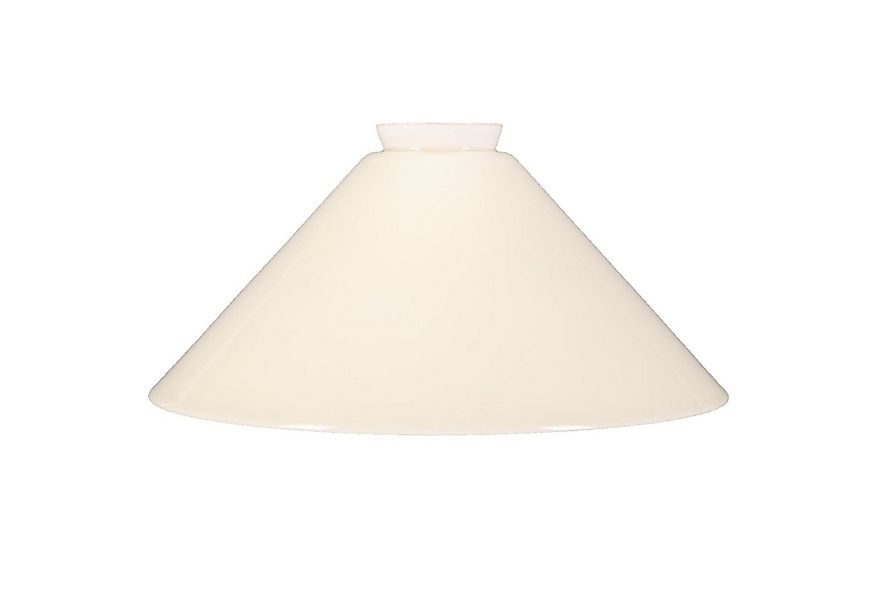 Home4Living Lampenschirm Schusterschirm Lampenglas Ø 257mm Beige, glänzend günstig online kaufen