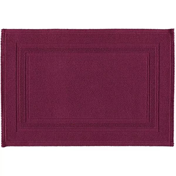 Rhomtuft - Badematte Gala - Farbe: berry - 237 - 60x90 cm günstig online kaufen