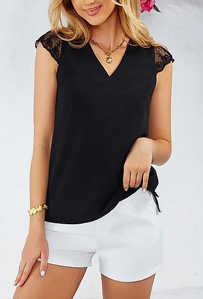 SEGUEN T-Shirt ärmelloses Spitzentop (Modisch und lässig, t-shirt damen som günstig online kaufen