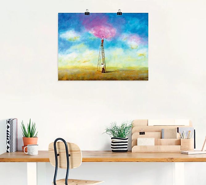 Artland Poster »Rosarote Wolke 1«, Paar, (1 St.) günstig online kaufen