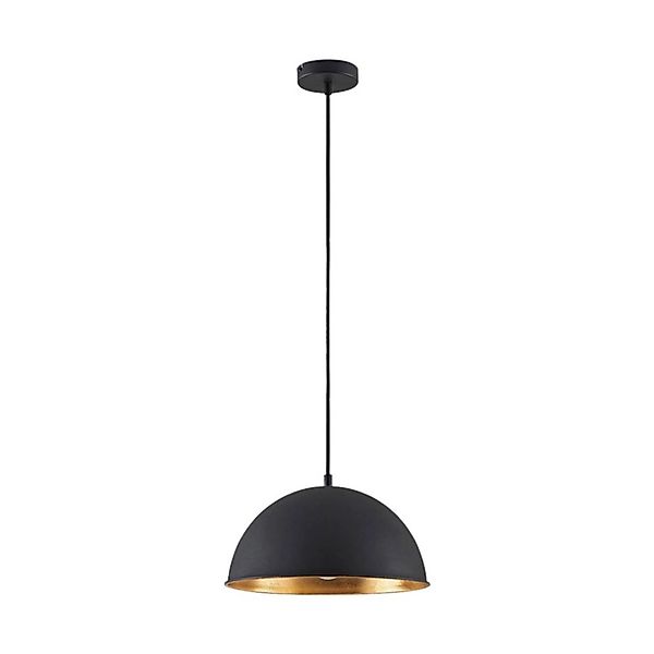 Lindby Pendelleuchte Leya 9621366 Modern in Schwarz aus Metall 1-flammig E2 günstig online kaufen