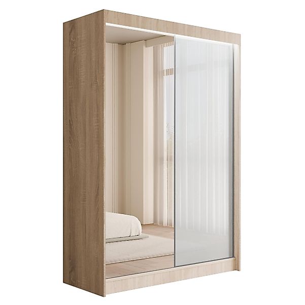 ALTDECOR Schiebetürenschrank VESLI (Kleiderschrank Garderobenschrank mit vi günstig online kaufen