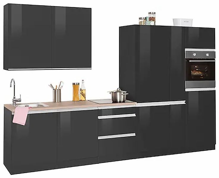 KOCHSTATION Küchenzeile »KS-Ohio«, ohne E-Geräte, Breite 330 cm günstig online kaufen