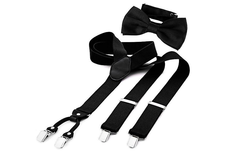 DonDon Hosenträger 3,5 cm breit (2er Set, 2-St., Hosenträger mit farblich p günstig online kaufen