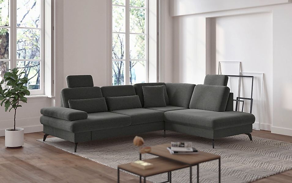 sit&more Ecksofa "Morris L-Form, inkl. Sitztiefenverstellung", wahlweise mi günstig online kaufen