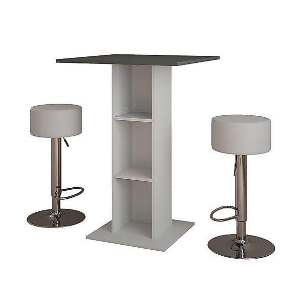 Vicco Bartisch Repose, Weiß/Anthrazit/Weiß, 75 x günstig online kaufen