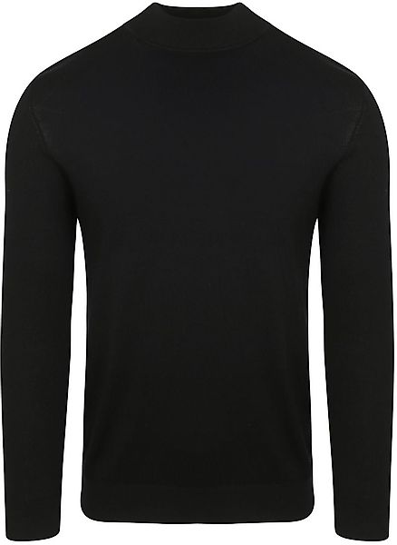 Profuomo Turtleneck Merino Pullover Schwarz - Größe L günstig online kaufen