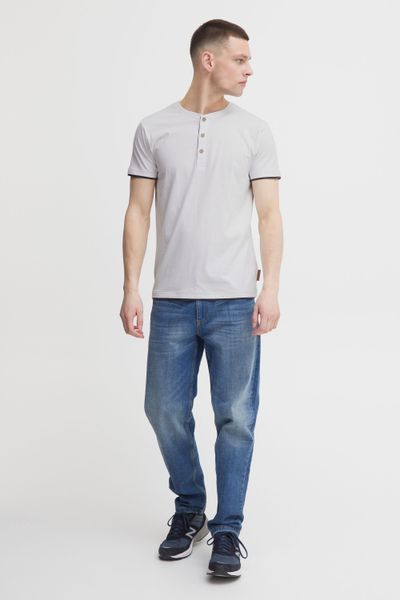 Indicode Layershirt IDTony Kurzarmshirt mit Knopfleiste günstig online kaufen