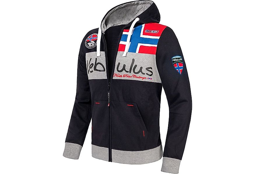 Nebulus Sweatjacke NAPA, Q756 - Herren, schwarz, M günstig online kaufen