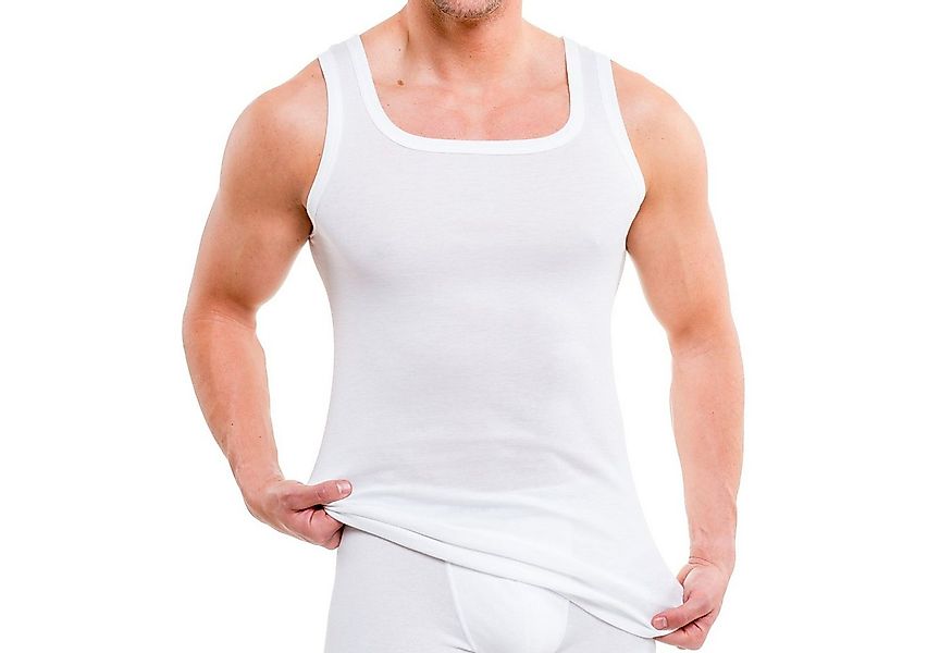 HERMKO Unterhemd 16025 Herren Tank Top angenehm weich Dank Modal exclusive günstig online kaufen
