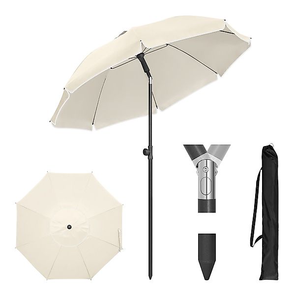 Woltu Sonnenschirm, Belüfteter Strandschirm UPF 50+, günstig online kaufen