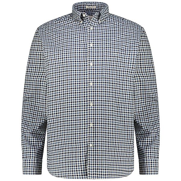 Gant Freizeithemd aus Baumwolle Farbe blau Größe: 4XL günstig online kaufen